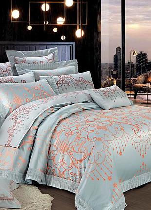 Постельное белье сатин-жаккард fsm509 семейный word of dream