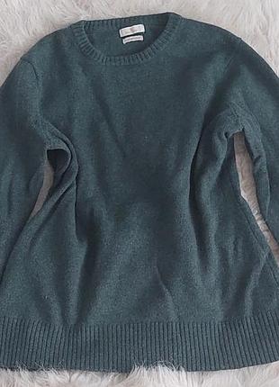Теплый шерстяной свитер л, м, с
