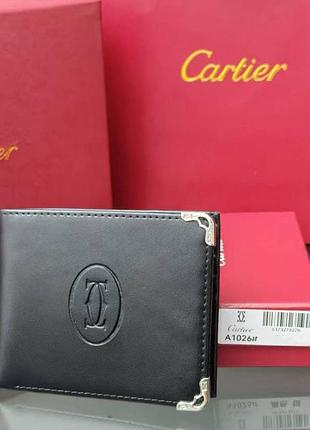 Чоловіче брендове портмоне cartier (1026)