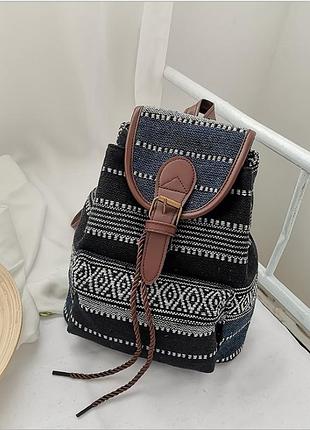 Рюкзак женский тканевой принт( 6368 )