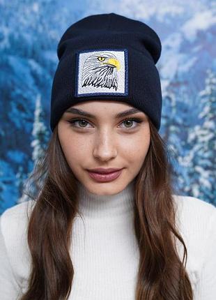 Шапка «eagle» (5147-3) джинсовий