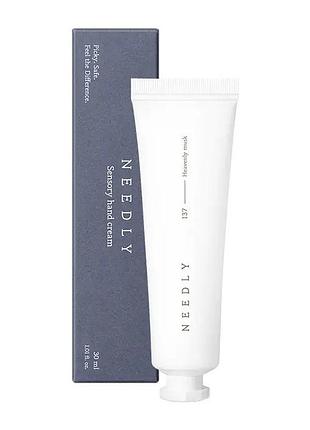 Крем для рук "небесний мускус" needly heavenly musk hand cream, 30 мл