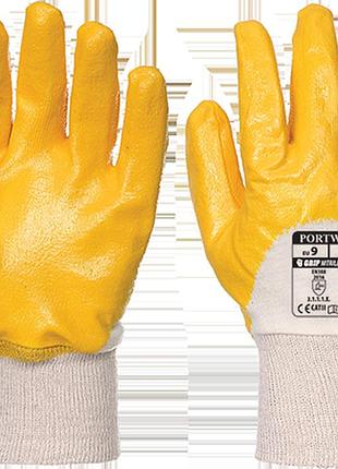 Лёгкие нитриловые перчатки a330 желтый, xl