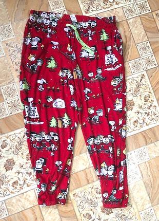 Штани велюр жіночі піжамні