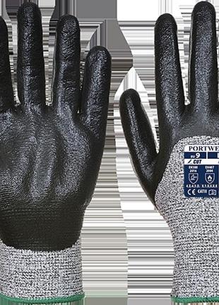 Рукавички з нитриловой піни cut ¾ a621