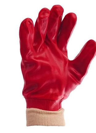 Рукавички mastertool мастило-бензостойкий 26 см х 10.5" (червона) (83-0501) (6 шт.)