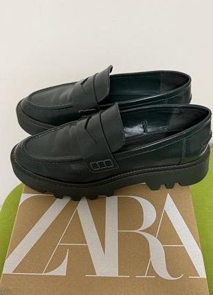 Лоферы zara