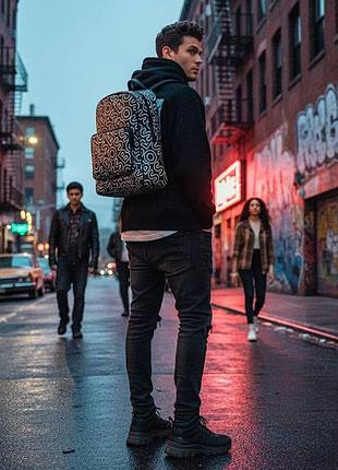 Чоловічий брендовий рюкзак boss (2022) black