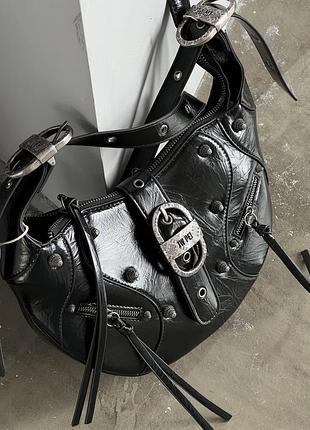 Кожаная женская сумочка полумесяц jw pei брендовая сумка из кожи джей ву пэй деловая сумка для девушки через плечо дабл ю пэй