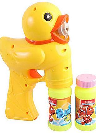Детский пистолет для мыльных пузырей утенок