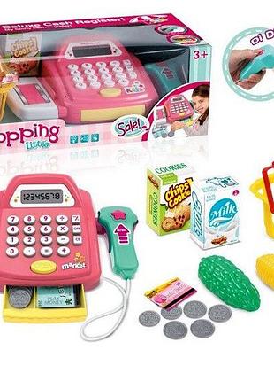 Ігровий касовий апарат із калькулятором сканером і кошиккою