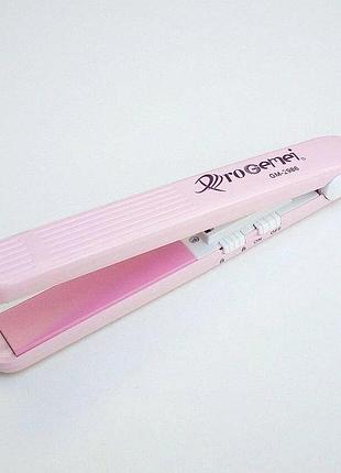 Утюжок щипцы для волос progemei gm-2986, pink