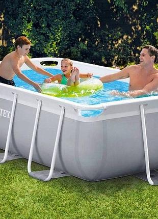 Каркасный бассейн intex с фильтрующим насосом