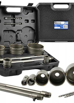 Набір коронок із наконечниками по бетону, 6 шт geko g39981