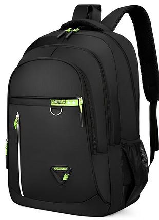 Спортивный рюкзак мужской непромокаемый черный 49*34*24см norden 40 литров