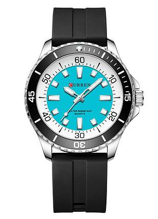 Curren 8448 silver-blue-black