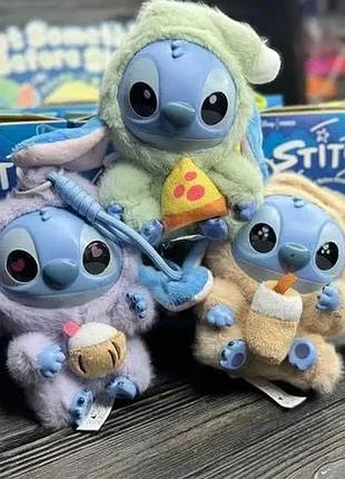 М'яка колекційна іграшка-сюрприз брелок стіч/stitch labubu 15см (колір та вигляд випадковий)