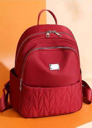 Женский стильный рюкзак повседневный balina красный