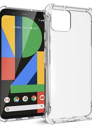 Чехол силиконовый google pixel 4a 5g прозрачный