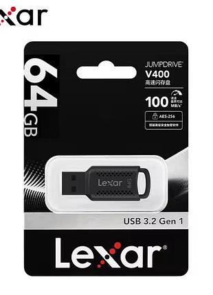 Флешка usb lexar 64 gb usb 3.2 1000mb/s + подарунок перехідник type-c для смартфону 64