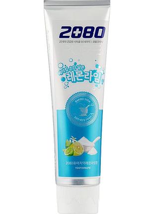Зубна паста dental clinic 2080 pure baking soda & lemon lime toothpa 120 г
