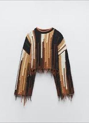 Светр zara вкорочений