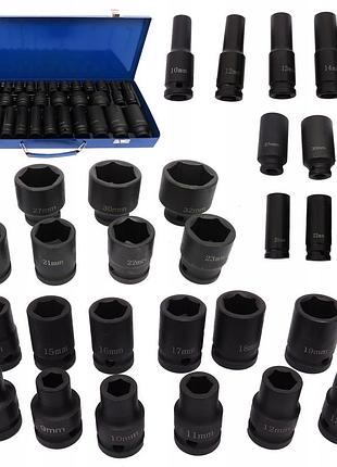 Набор ударных головок 1/2 35 ед. falon tech ft3512m