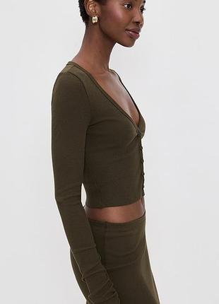 Топ хакі abercrombie &fitch