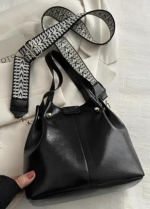 Женская кожаная стильная сумка fashion | 7261-3