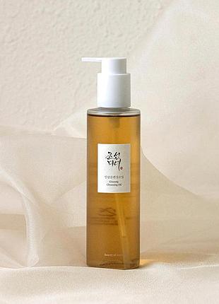 Легка гідрофільна олія beauty of joseon ginseng cleansing oil 210 ml