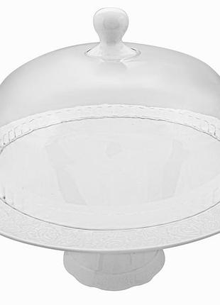 Блюдо для торта с крышкой lefard 33 см 944-059
