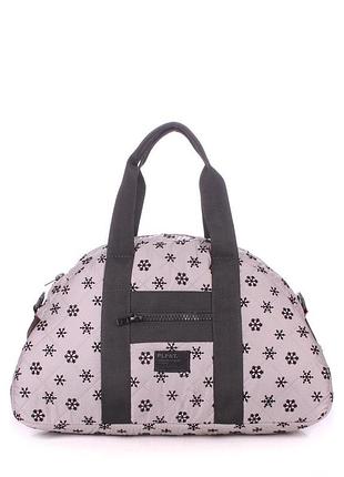 Містка стьобана сумка poolparty alaska сірий