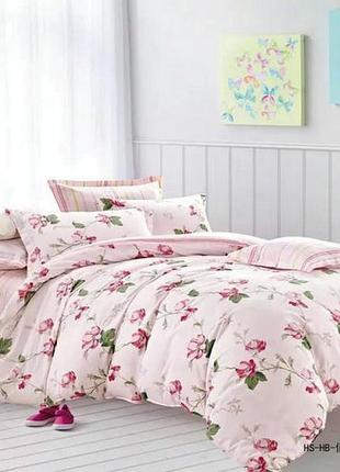 Постельное белье евро 2753а_2754в сатин zastelli