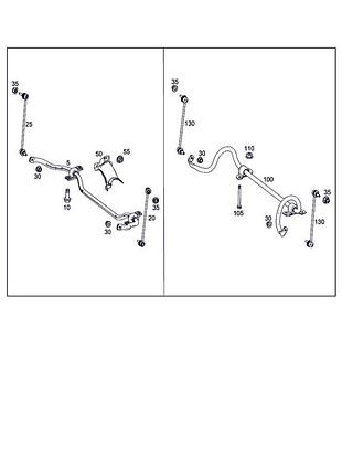 Стабілізатор передній mercedes vito w447, a4473230700