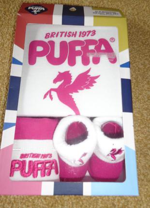 Комплект puffa ( великобритания ) - для девочки 0-6 мес