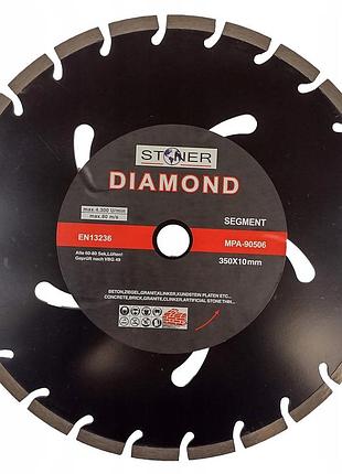 Диск алмазный dіamond strong 350x25.4 /польща/ к бетону