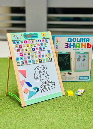 Мольберт, деревянная доска знаний