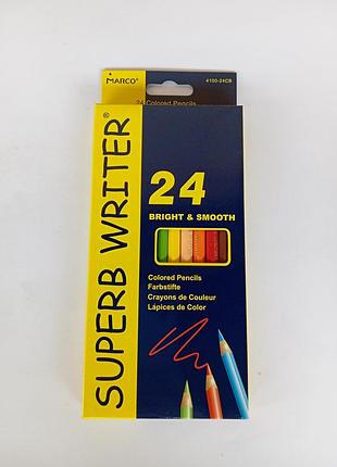 Карандаши цветные 24 цв. марко
