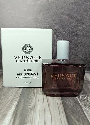 Тестер парфюмированная вода женская versace crystal noir (версаче кристал ноир) 90 мл