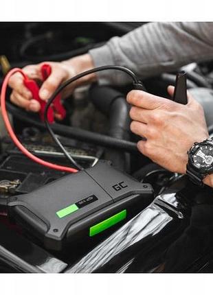 Power bank green cell powerboost car jump starter / 16000mah 60w black