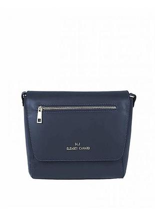 Женская кожаная сумка синий