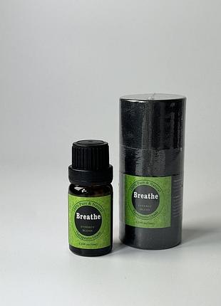 Натуральні ефірні олії для ароматерапії, рослинні композиції для підвищення чутливості, synergy blend, 10 мл легко дихати