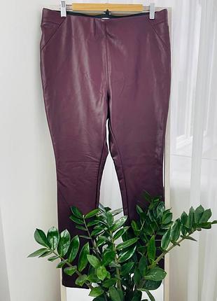 Європа🇪🇺tu. фірмові штани з екошкіри