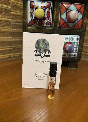 Пробники 3 шт по 1,5 мл delina exclusrf та basiami bvlgari allegra