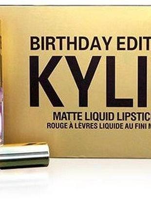 Матові помади kylie birthday edition gold