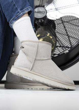 Ugg light grey mini