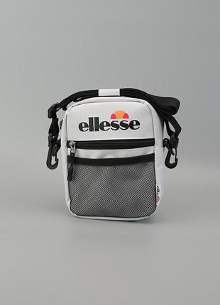 Сумка ellesse через плечо, мужская сумка через плечо черная, с ремешком, элис барсетка
