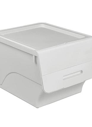 Контейнер для хранения 45.5х38х31см белый sw-00002420