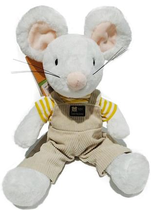 Мягкая игрушка мышонок "малыш" копица бежевый