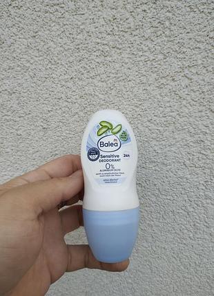 Жіночий кульковий дезодорант balea sensitive 50 мл